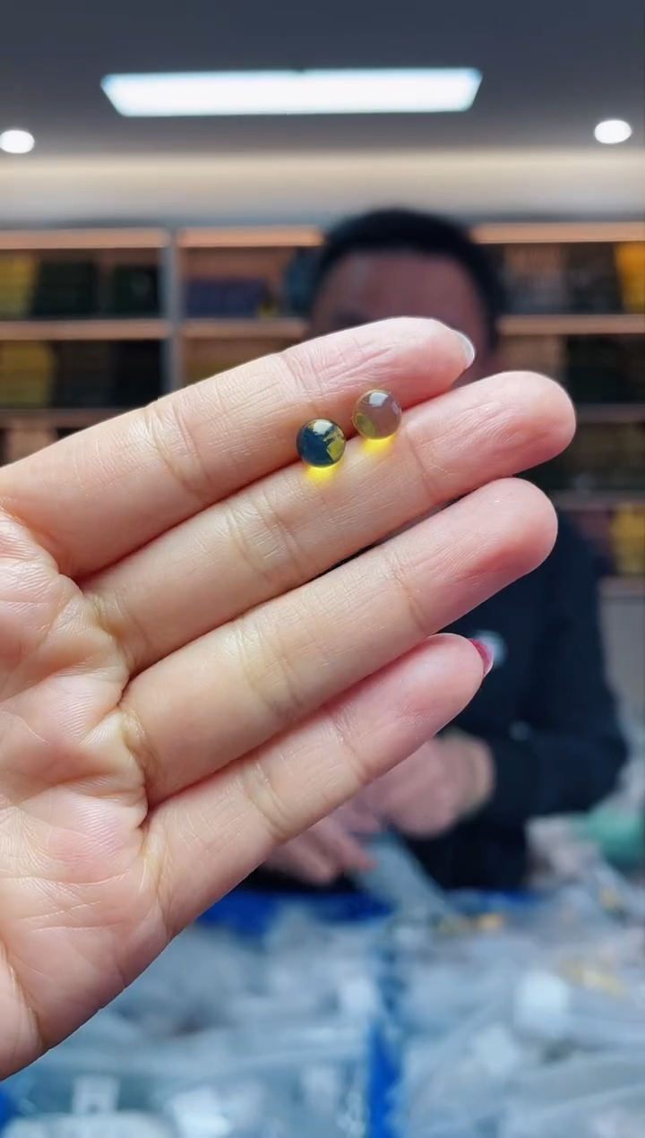 【闪购商品】蓝珀裸石银S925镶嵌多样性发一件