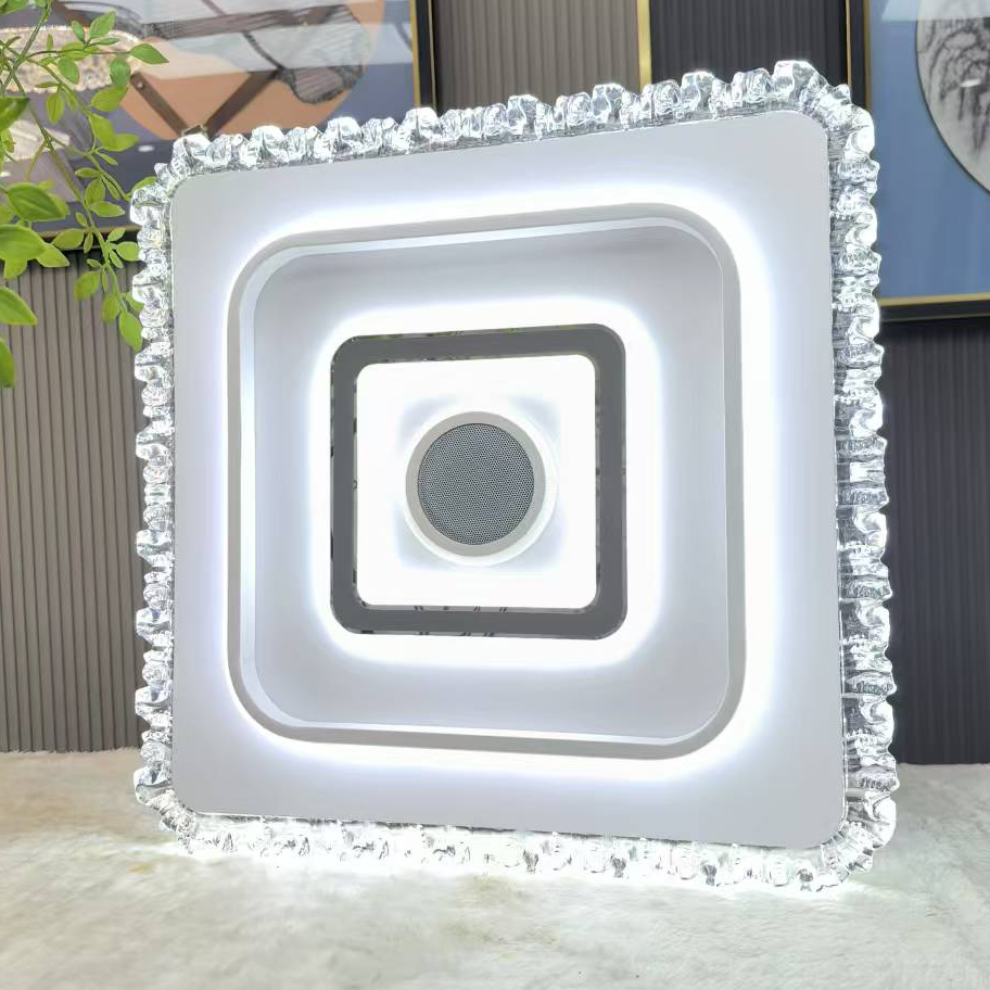 2937卧室智能语音吸顶灯吸顶灯遥控简约书房房间圆形简约大气大厅