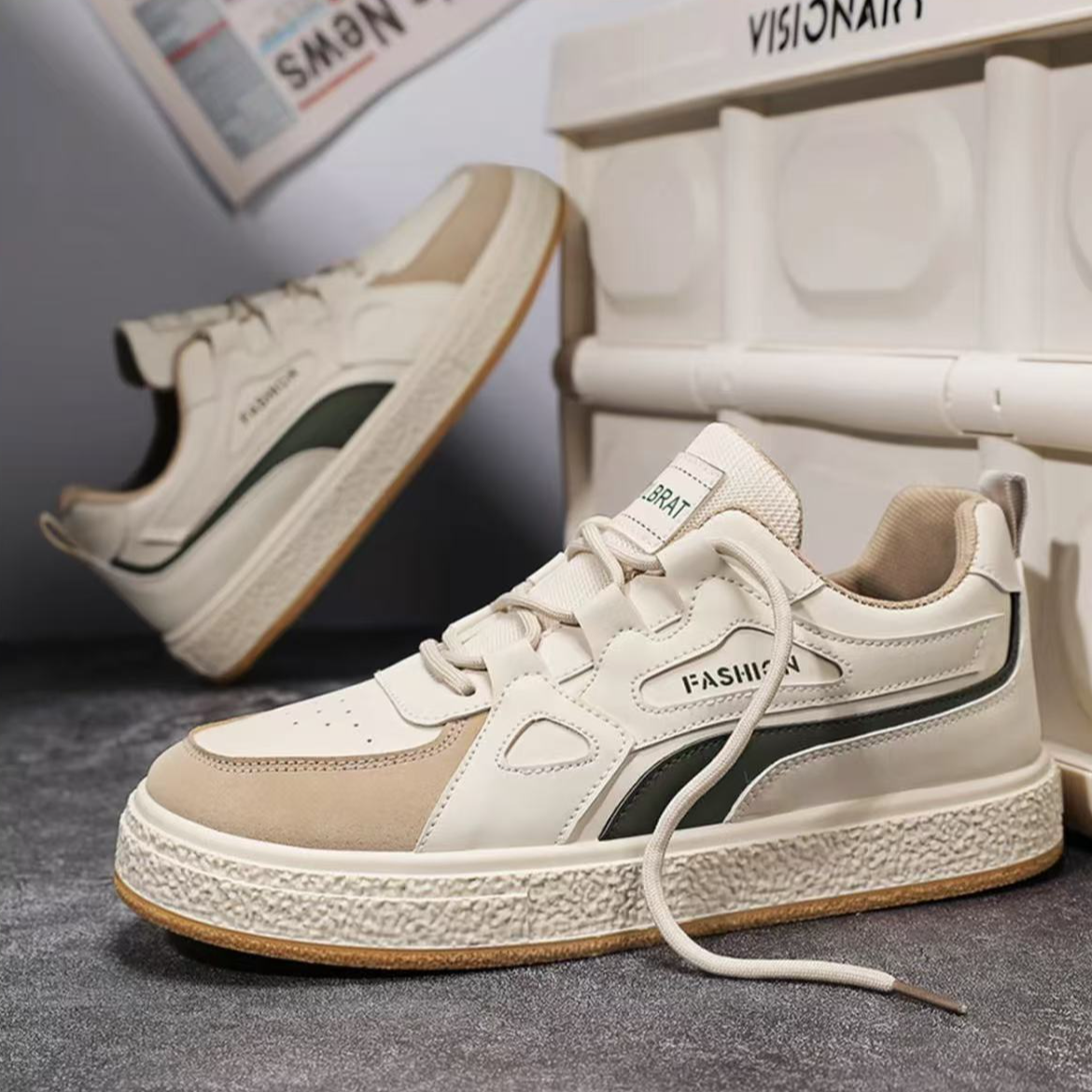 秋季爆款情侣款时尚舒适透气百搭休闲跑步运动鞋1