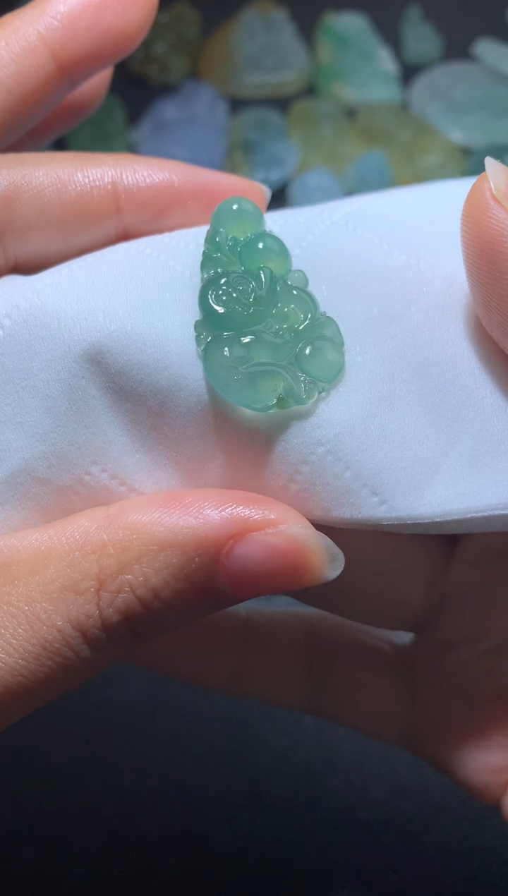 【闪购商品】定制翡翠未镶嵌毛货