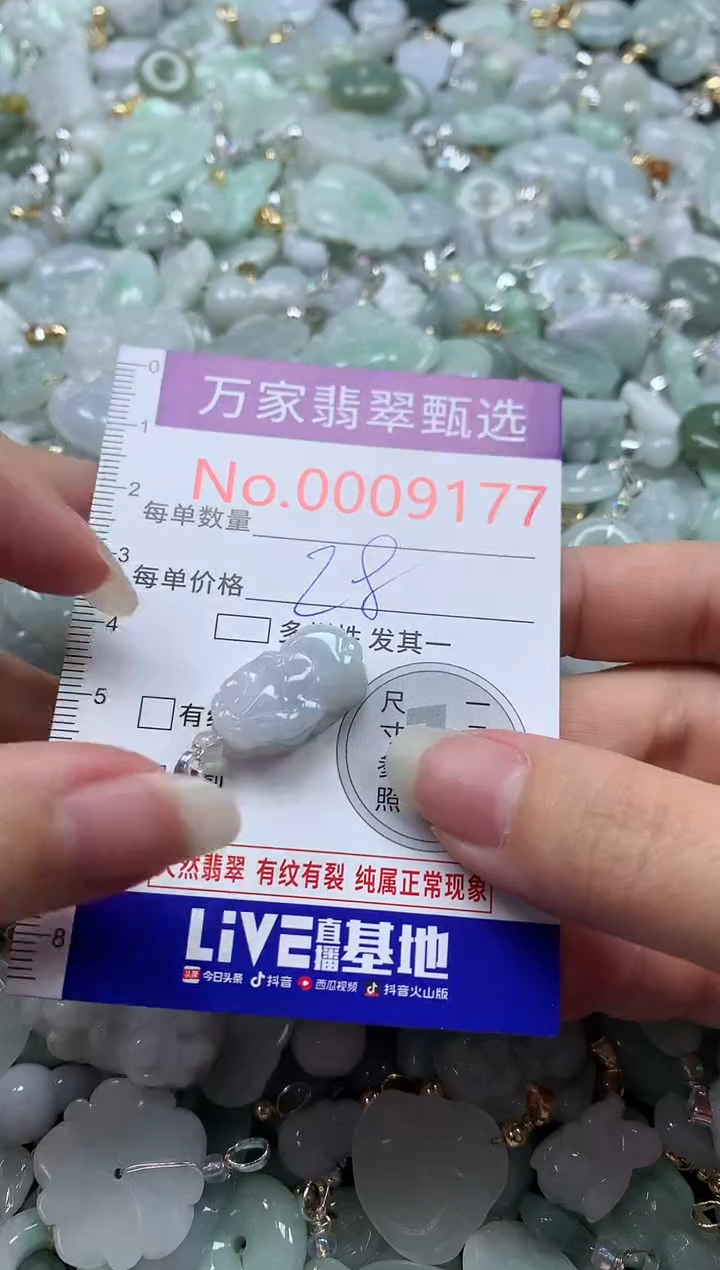 吊坠(不含链)未镶嵌翡翠9177