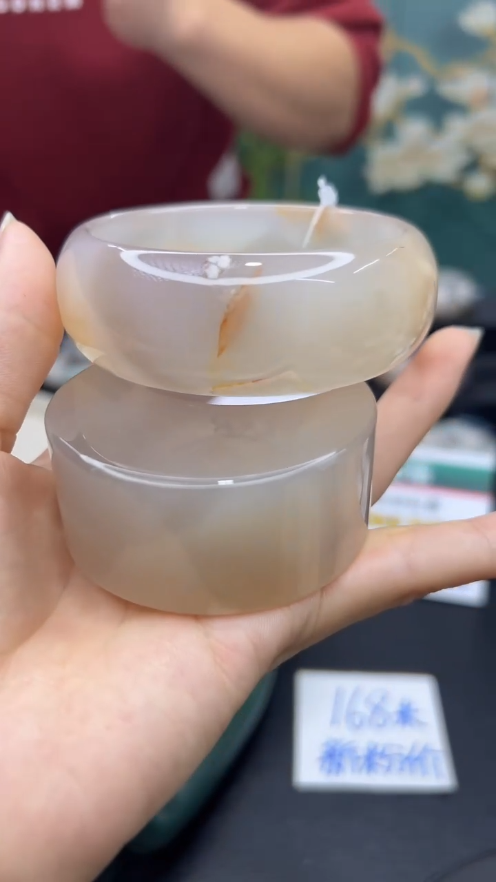 【闪购商品】石英质玉手镯未镶嵌A796(65圈赠送镯心)