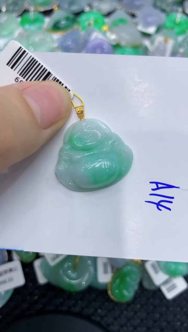 【闪购商品】翡翠颈饰18K金镶嵌111111111111