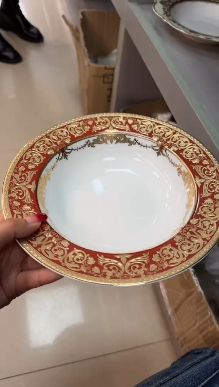 【闪购商品】瓷片8.5寸草帽盘2个  福利价