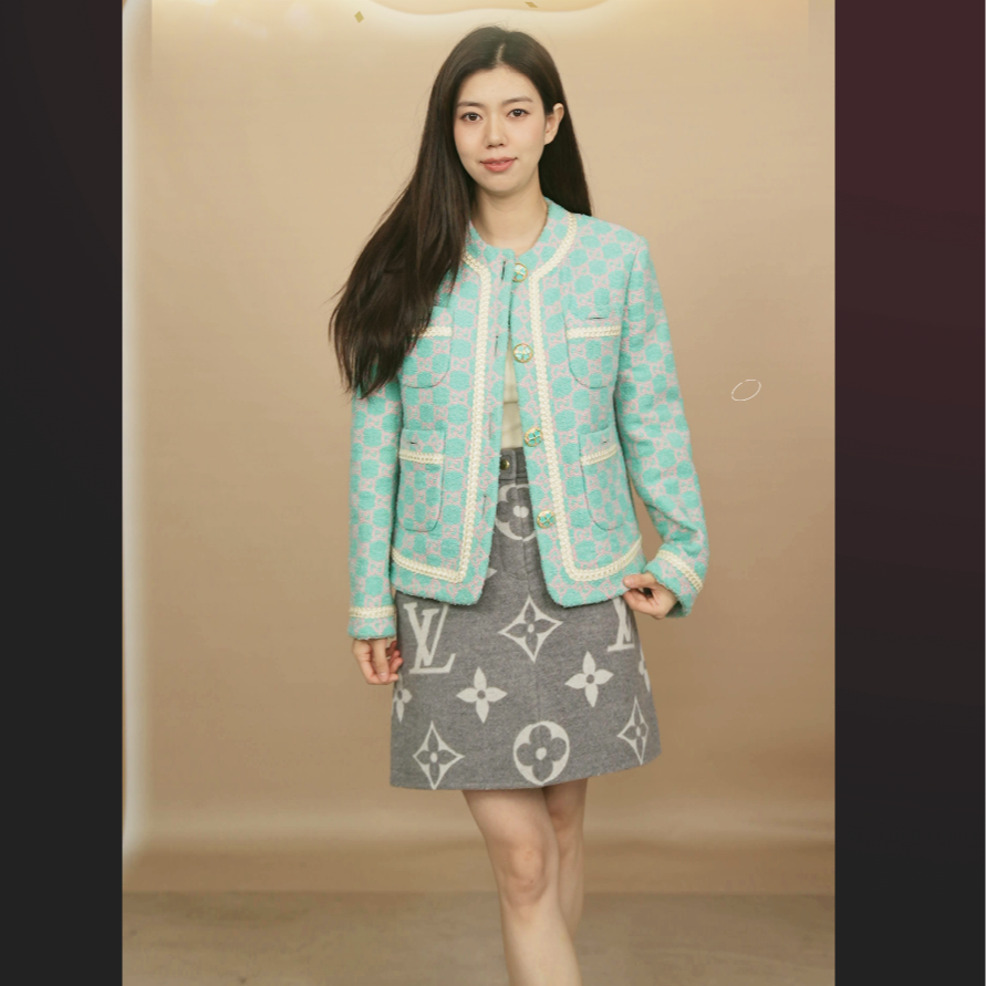 95新 GUCCI/古驰 麦殿/小香风外套38码/250920LZG1L02