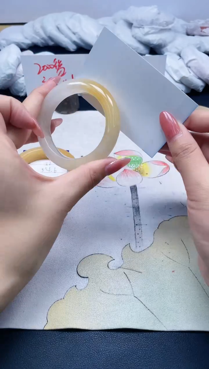 【闪购商品】石英质玉手镯未镶嵌33/53