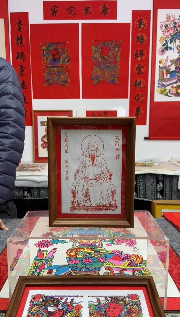 摆台朱拓文昌帝君手工制作精品