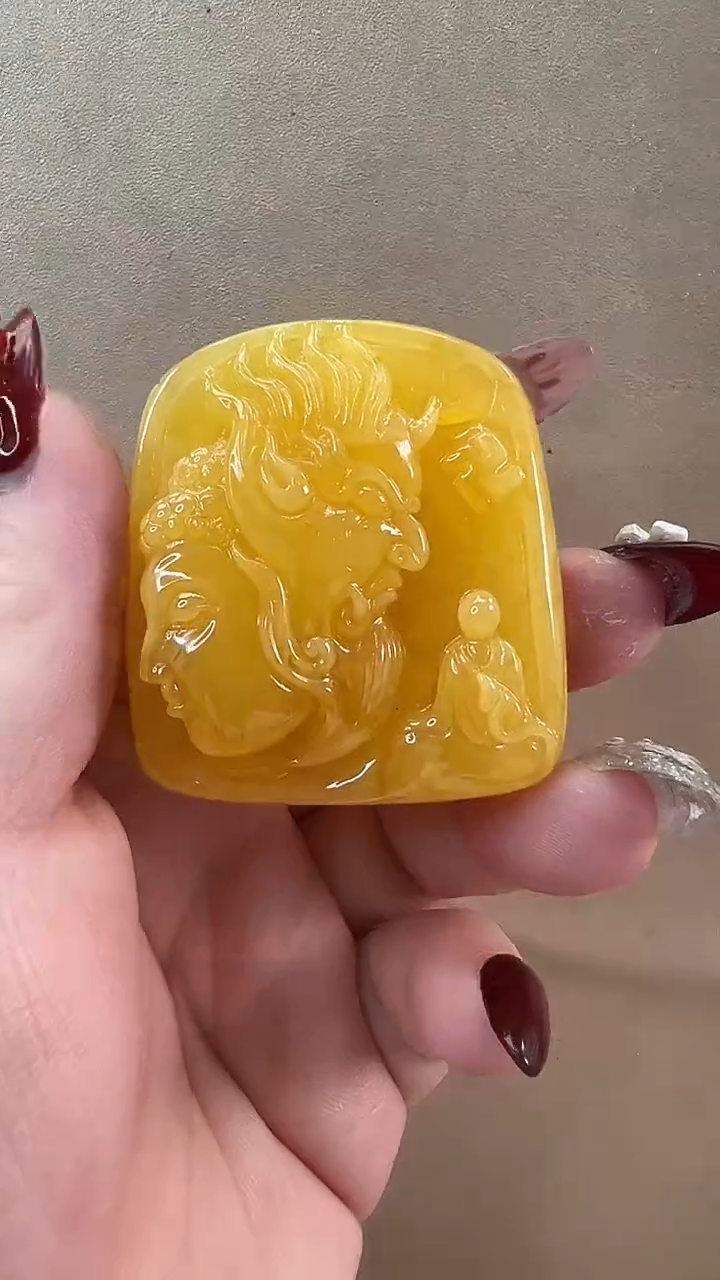 【闪购商品】琥珀颈饰未镶嵌吊坠