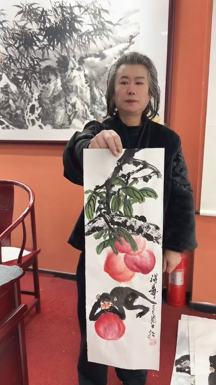 国画周大拙/国画/花鸟