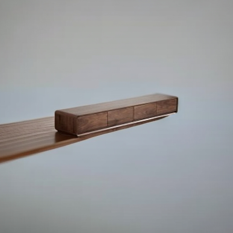 轻奢实木电视柜家用北美黑胡桃木现代简约储物地柜