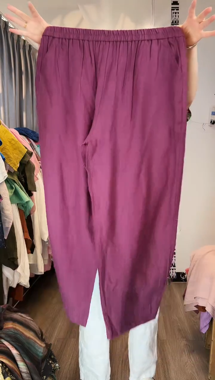 亚麻汉麻苎麻大码女装。