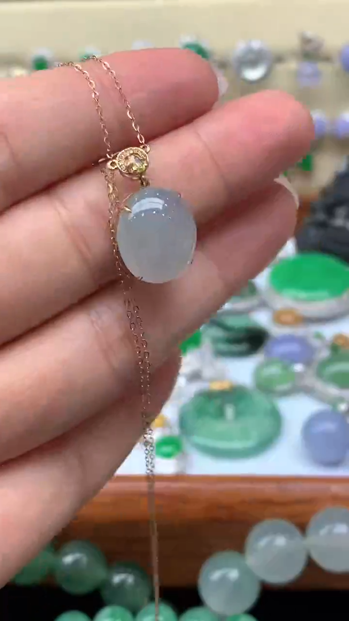 【闪购商品】翡翠颈饰未镶嵌8-天然翡翠