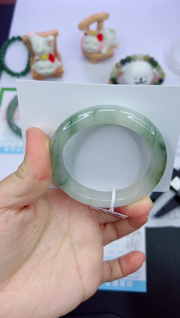 【闪购商品】石英质玉手镯未镶嵌1162-52.4