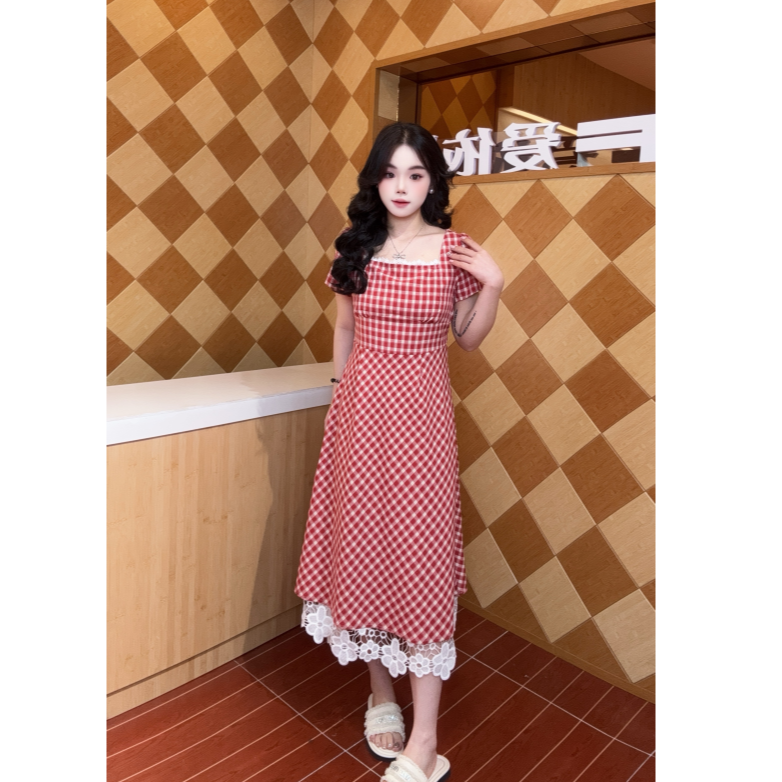 【微胖定制】IEF/爱依服2025新款夏季气质连衣裙