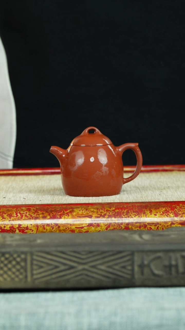 【闪购商品】紫砂茶杯秦权 小红泥 俞志贤制