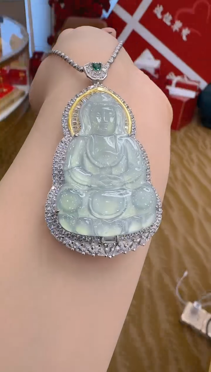 翡翠银S925镶嵌吊坠(不含链)多样性团购发一件