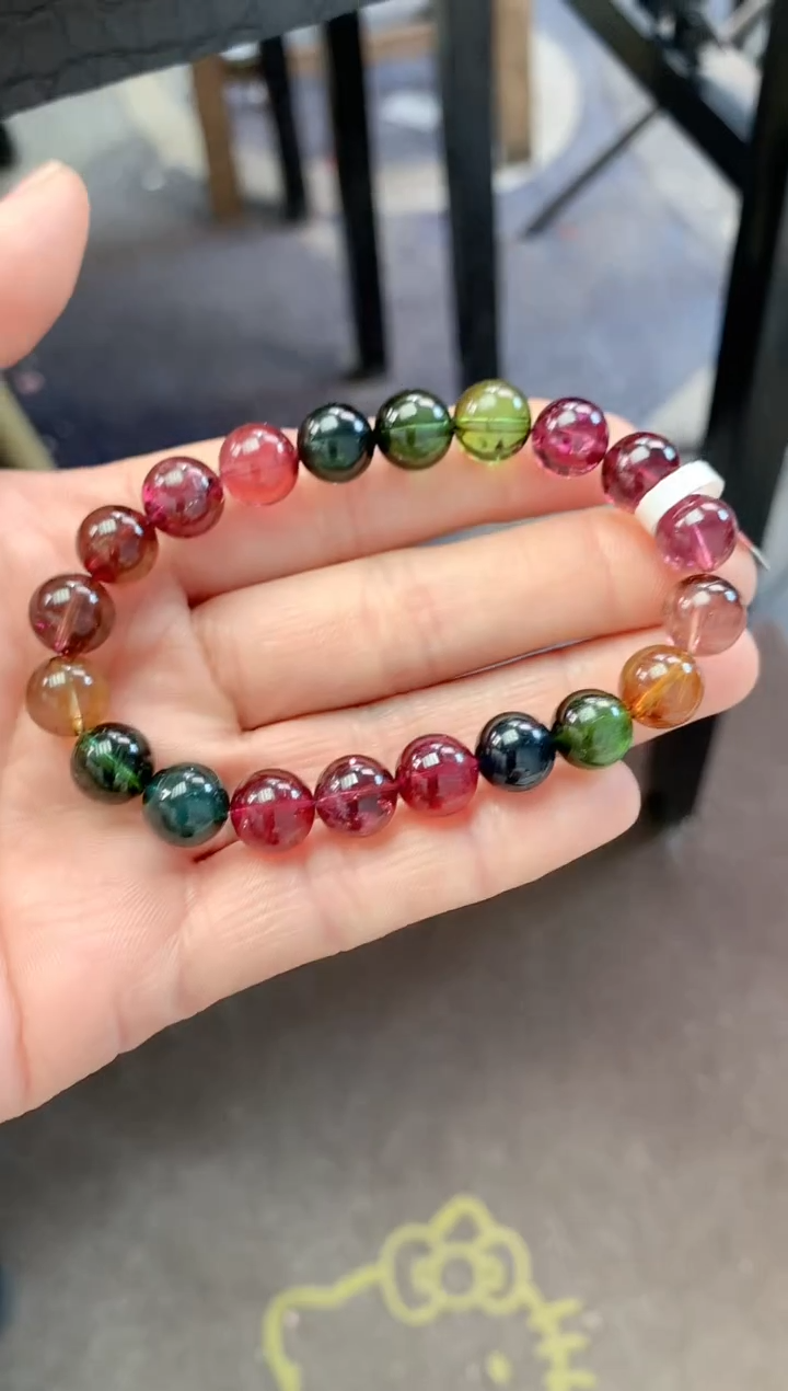 【闪购商品】碧玺手串未镶嵌多样性发一条