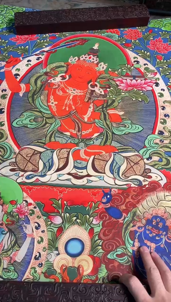 卷轴画路路的唐卡tk160