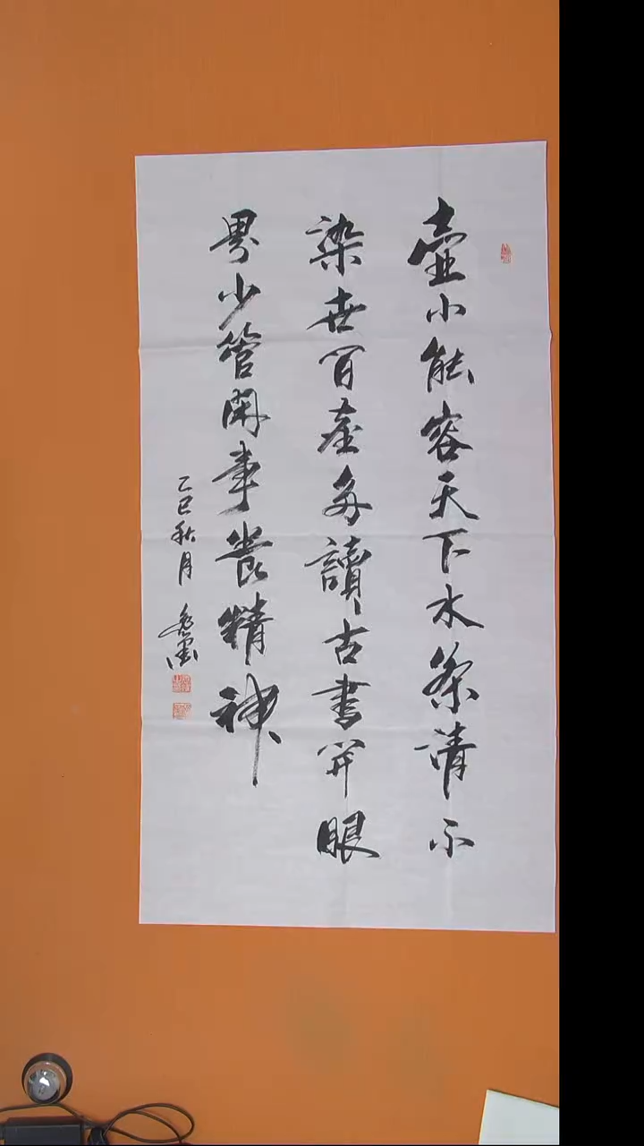 书法王老师书法纯手写138*69