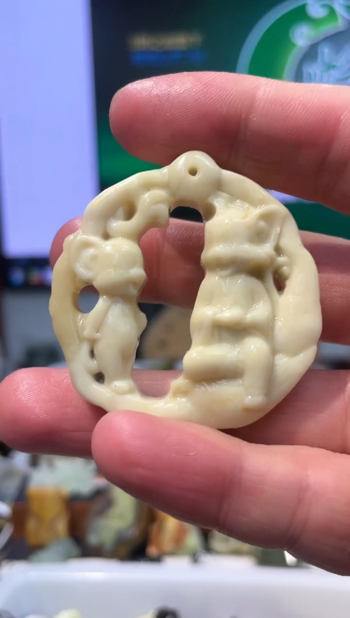 【闪购商品】岫玉吊坠未镶嵌·