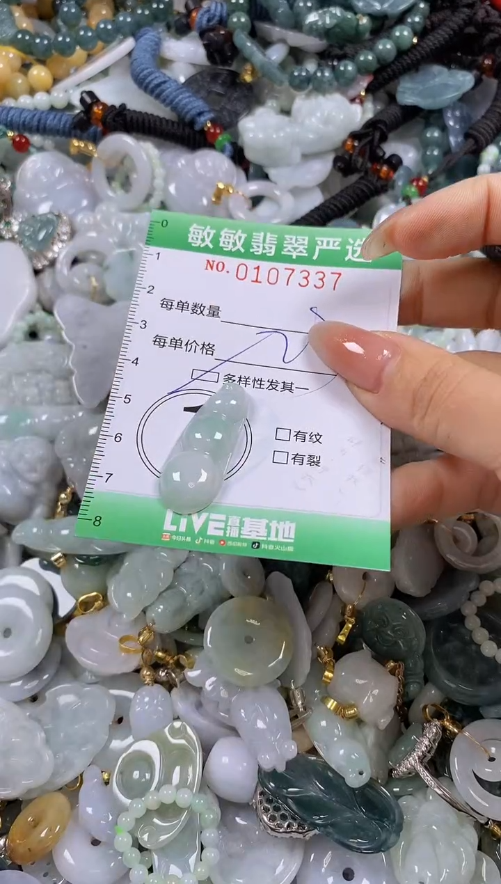 【闪购商品】翡翠颈饰未镶嵌闪购0107337多样性发其一