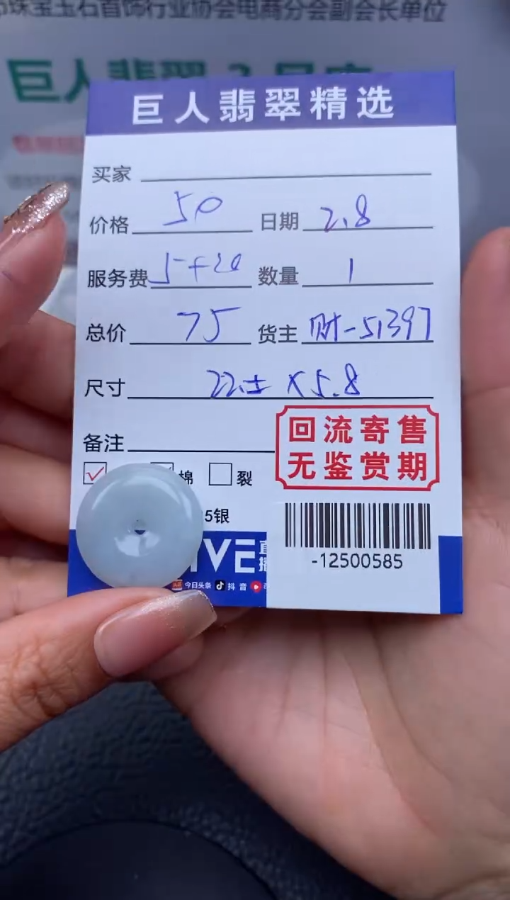 【闪购商品】翡翠颈饰未镶嵌多人-12500585