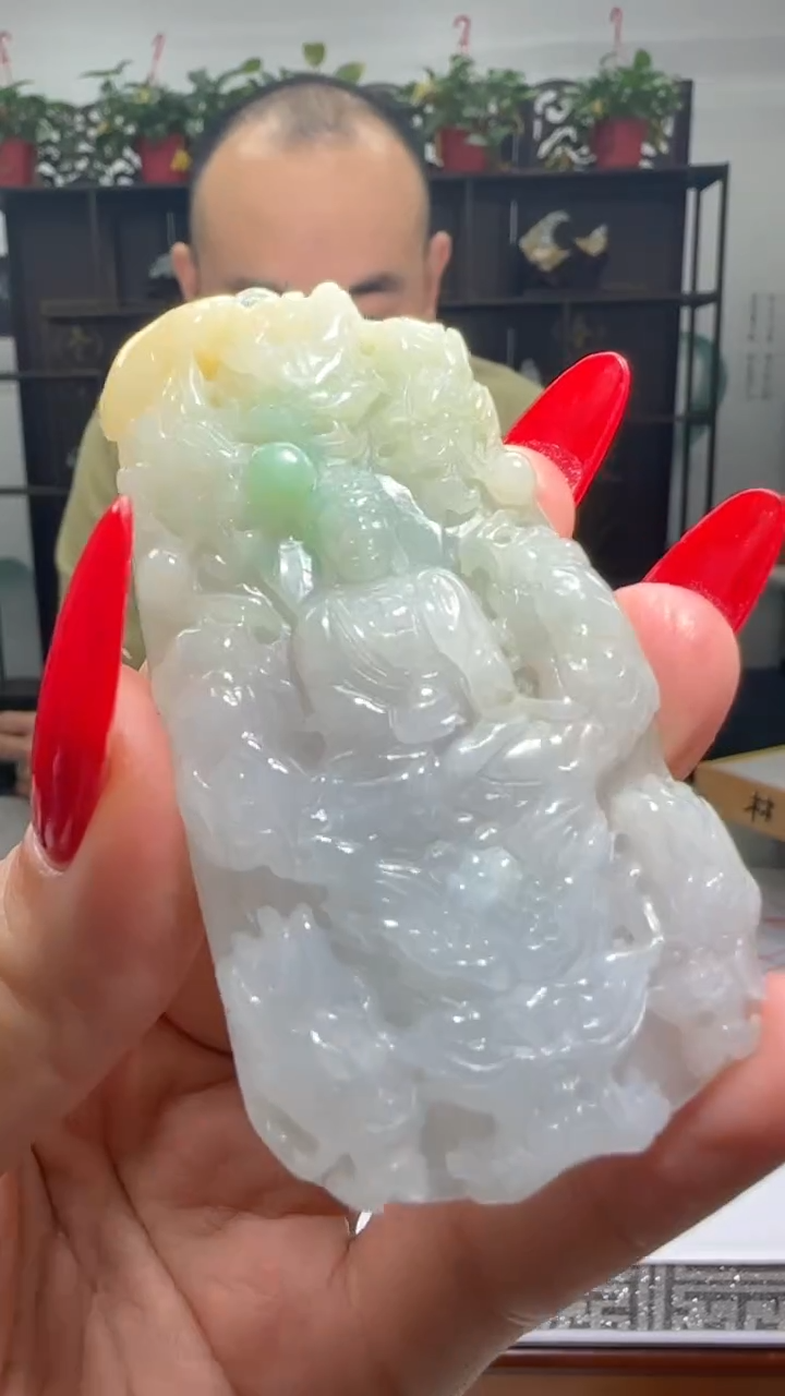 【闪购商品】翡翠颈饰未镶嵌天然翡翠A货吊坠