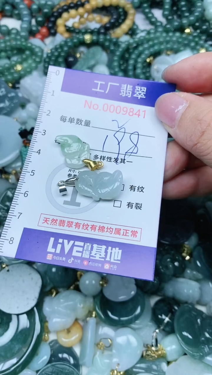 【闪购商品】翡翠吊坠(不含链)未镶嵌翡翠