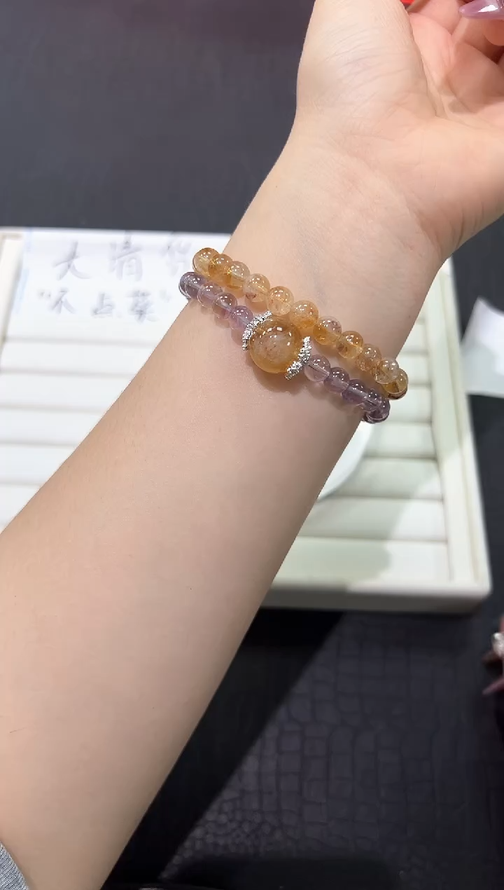 未镶嵌手串水晶2i多样性发其一【1条】默认微瑕