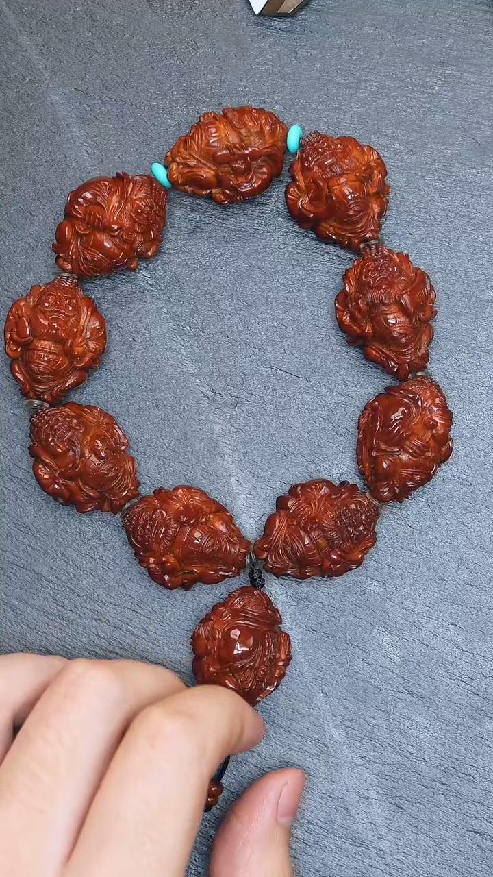 【闪购商品】橄榄核手串地府钟馗40