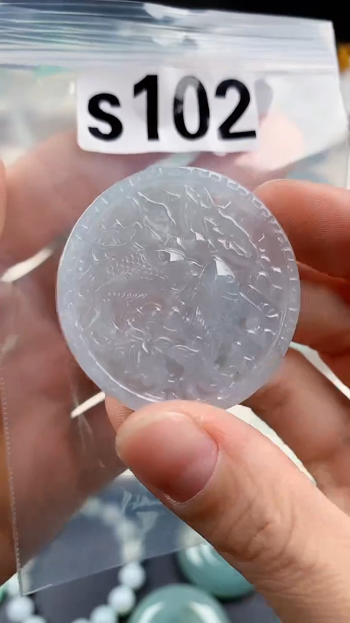 颈饰未镶嵌翡翠天然翡翠吊坠挂件