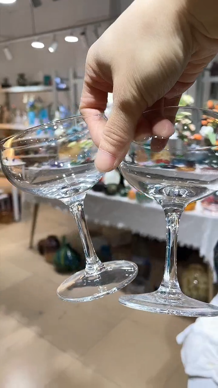 【闪购商品】水晶玻璃2只小甜品杯