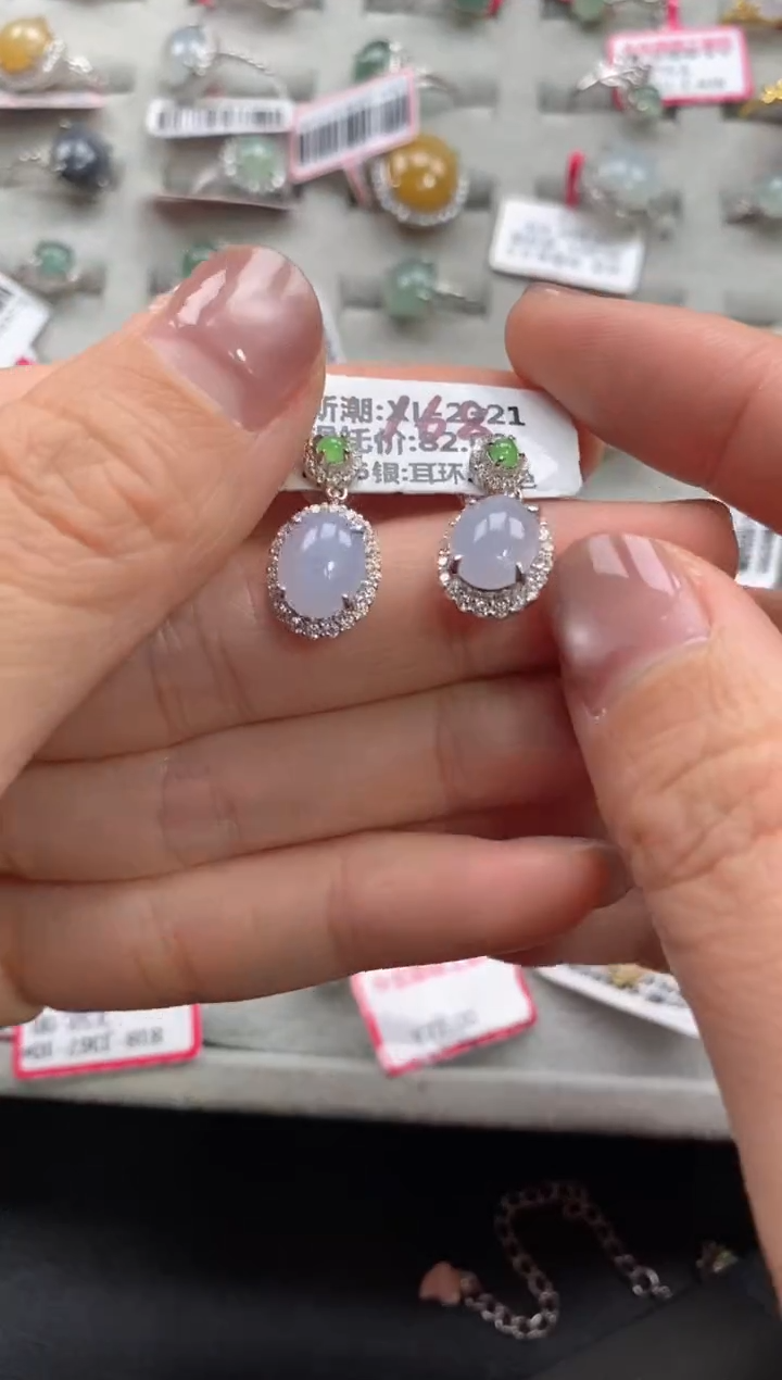 【闪购商品】翡翠戒指银S925镶嵌11111--8