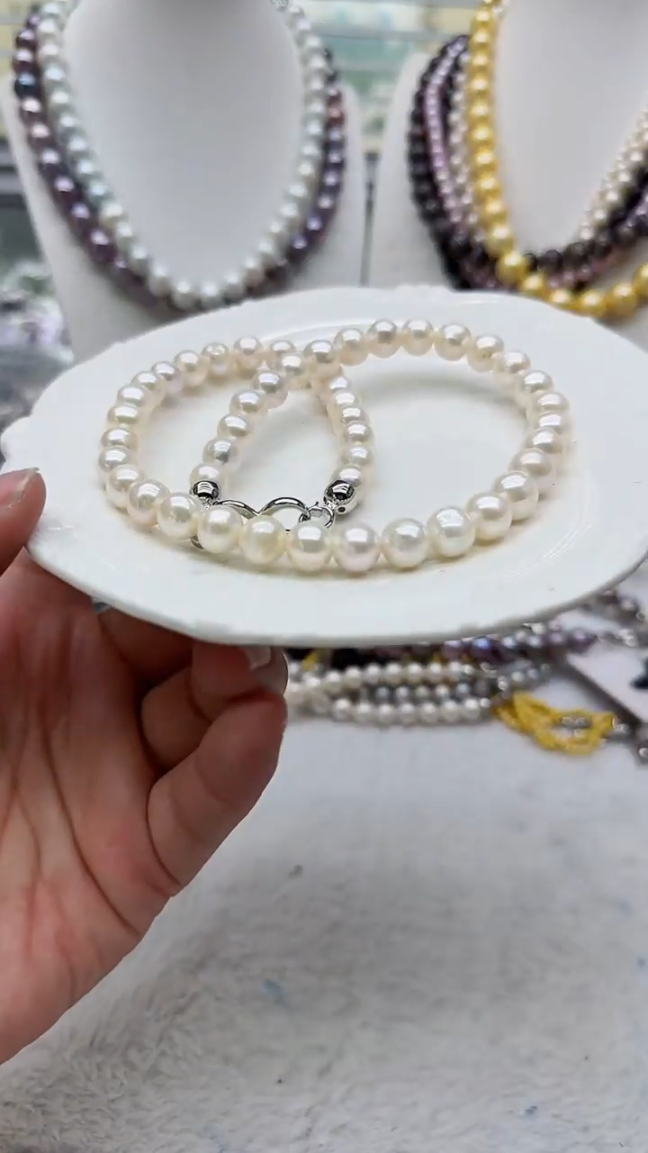 淡水珍珠未镶嵌套链94
