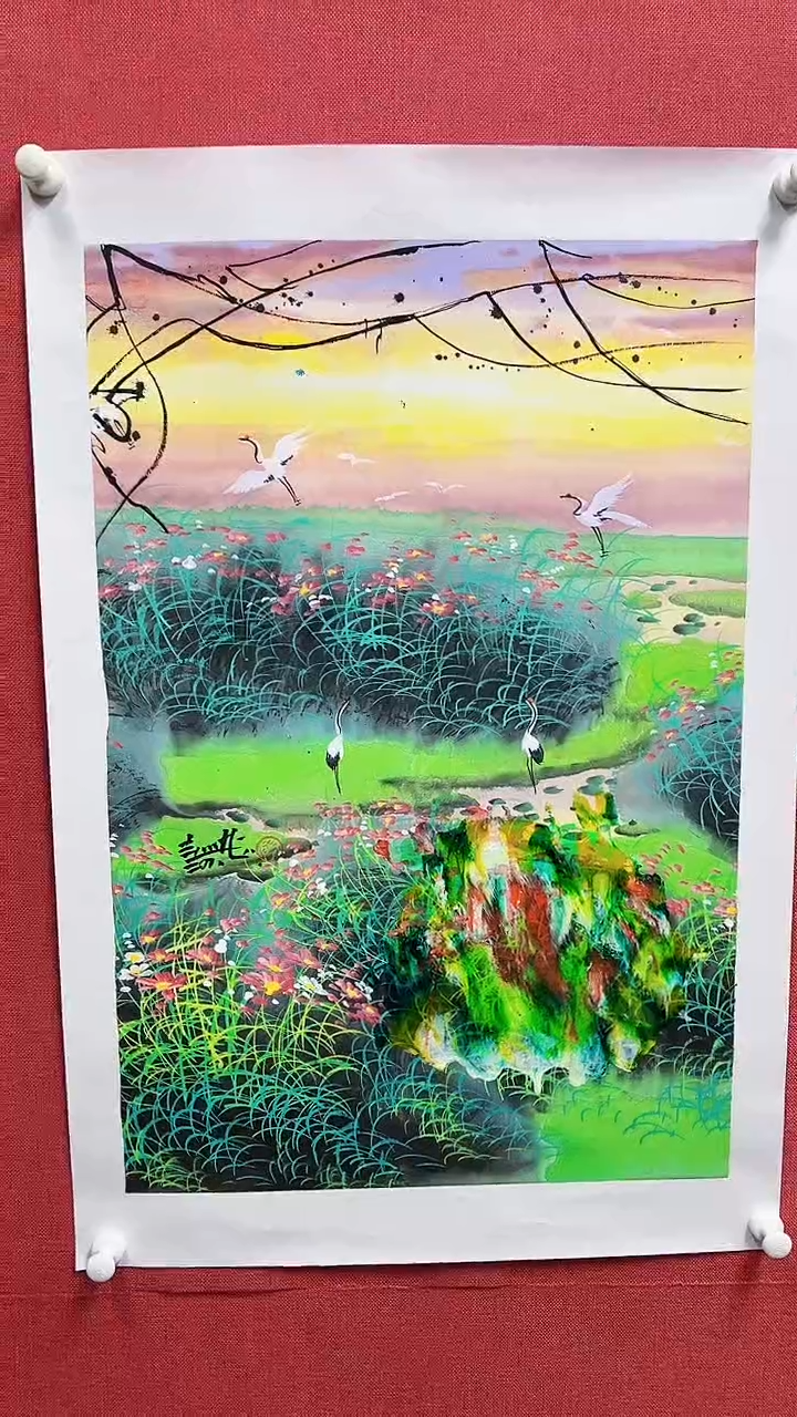 【闪购商品】绘画赵燮绘画2.7平尺抽象山水