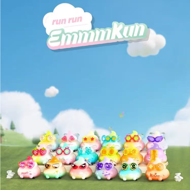 【拆盒】Emmmkuu四轮回力车潮玩盲盒