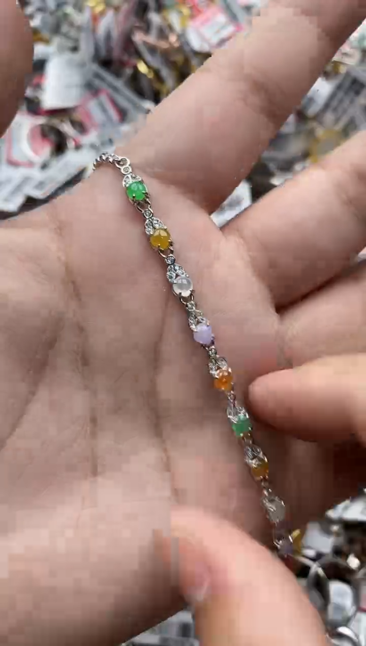 【闪购商品】翡翠戒指银S925镶嵌44444---4