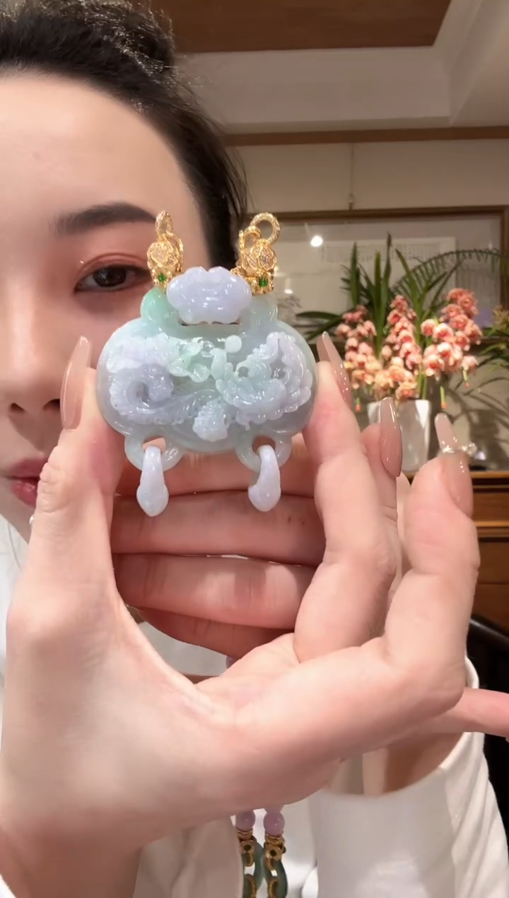 【闪购商品】翡翠颈饰未镶嵌国风