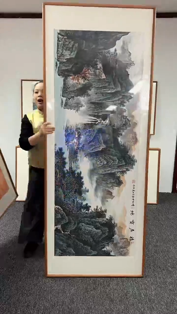 【闪购商品】国画福居宝地210*80张见召老师