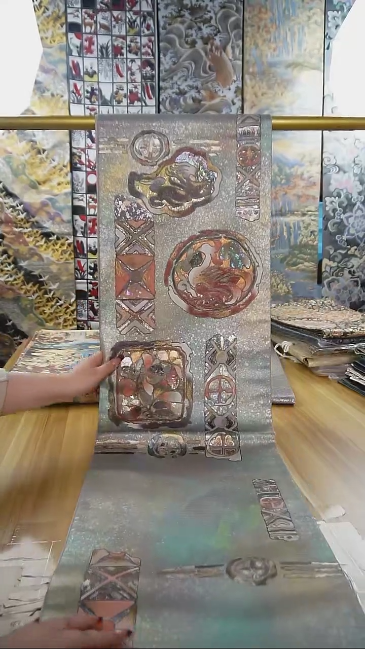 【闪购商品】织绣织锦115四通织螺钿