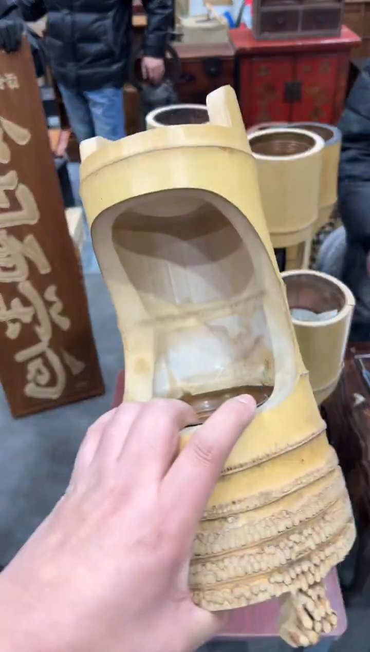 竹砖***了工艺品小四孤品收藏