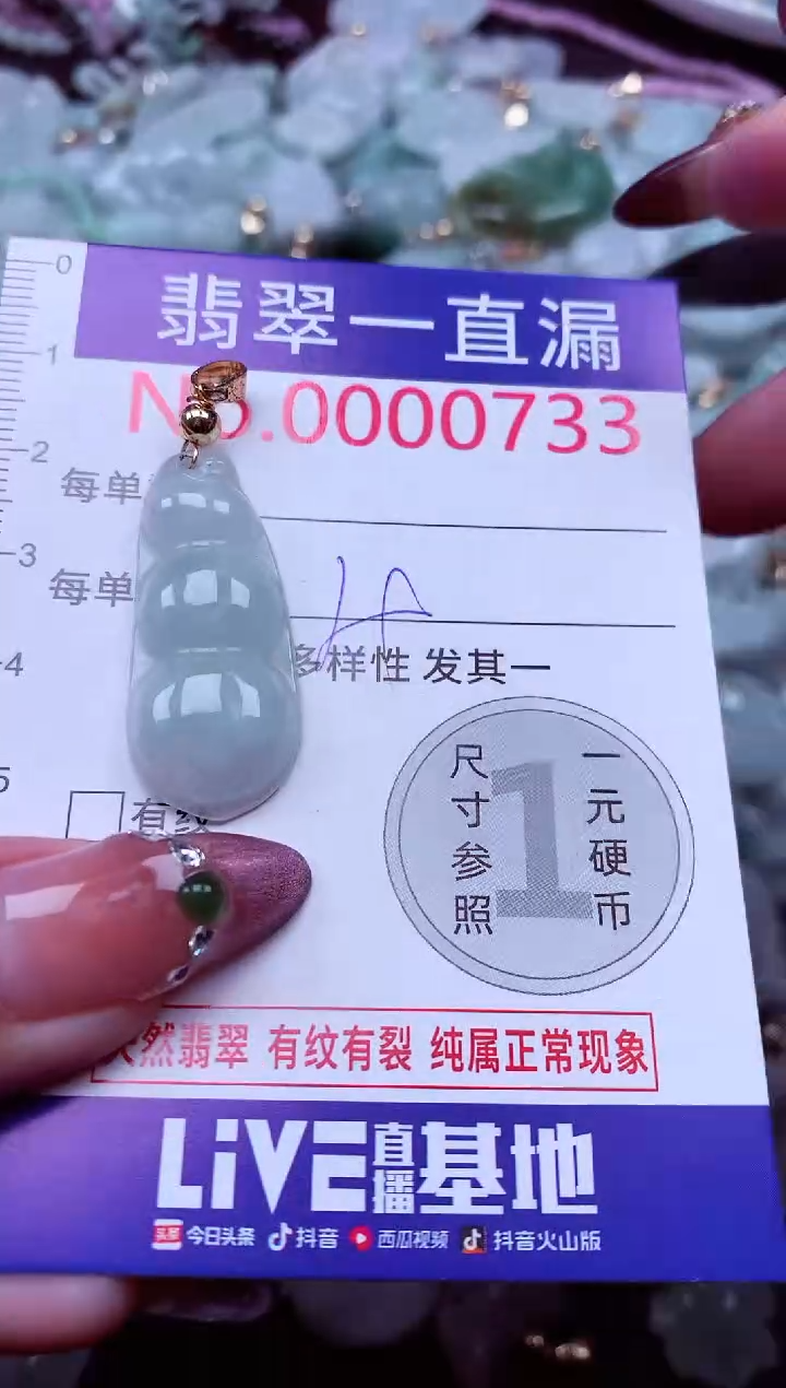 颈饰未镶嵌翡翠733