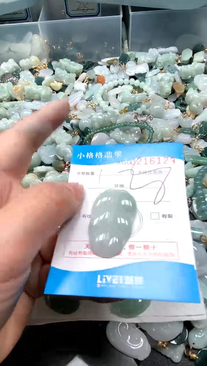 【闪购商品】翡翠颈饰未镶嵌闪购商品0216123