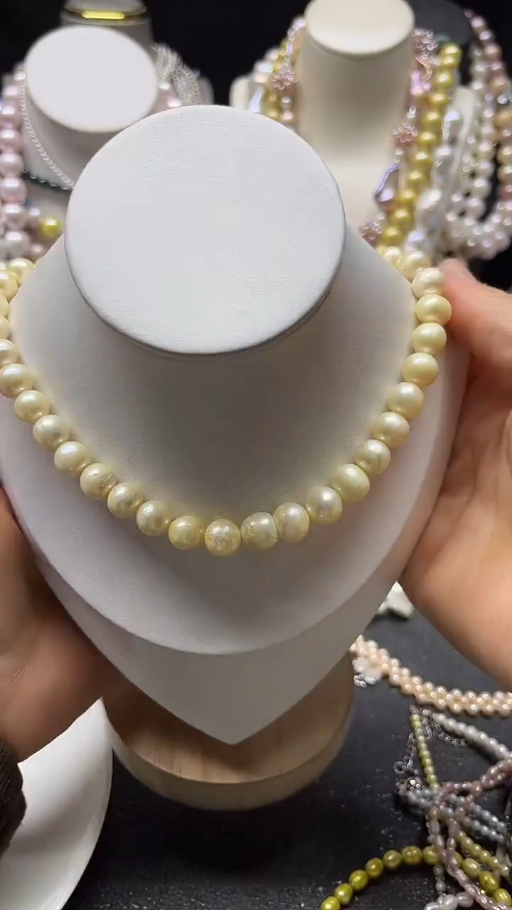 颈饰未镶嵌淡水珍珠方糖