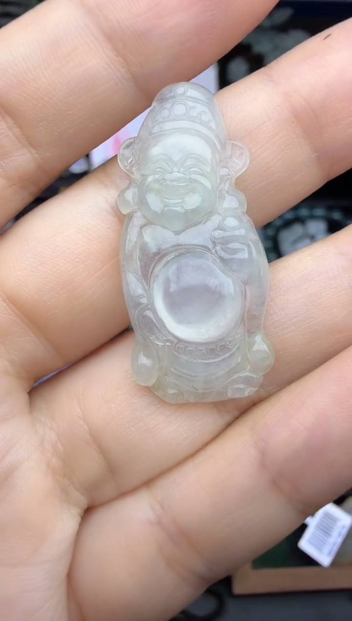 【闪购商品】翡翠颈饰未镶嵌财神