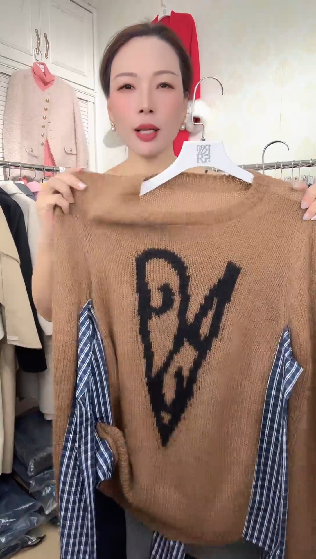 哒*哒咖色毛衣6666