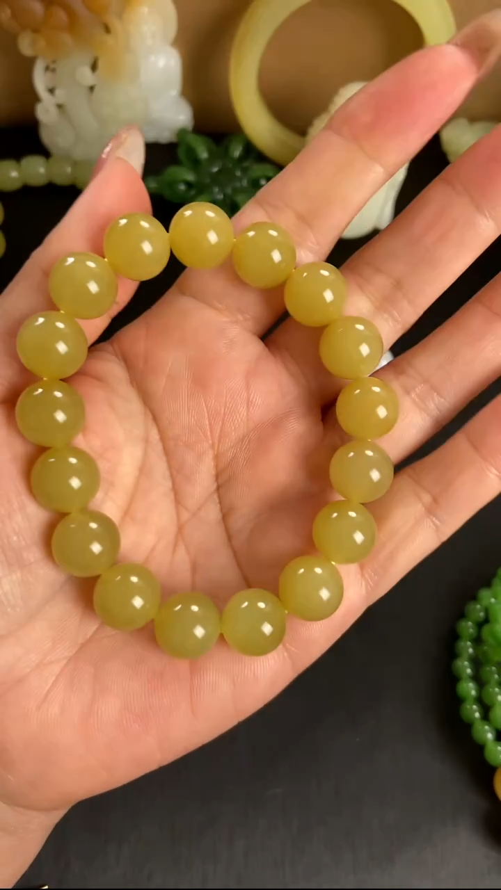 未镶嵌手链和田玉手串