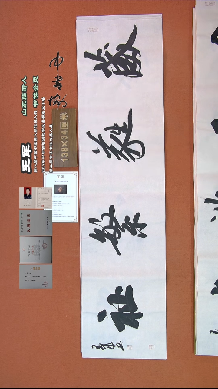 【闪购商品】书法228王军书法作品