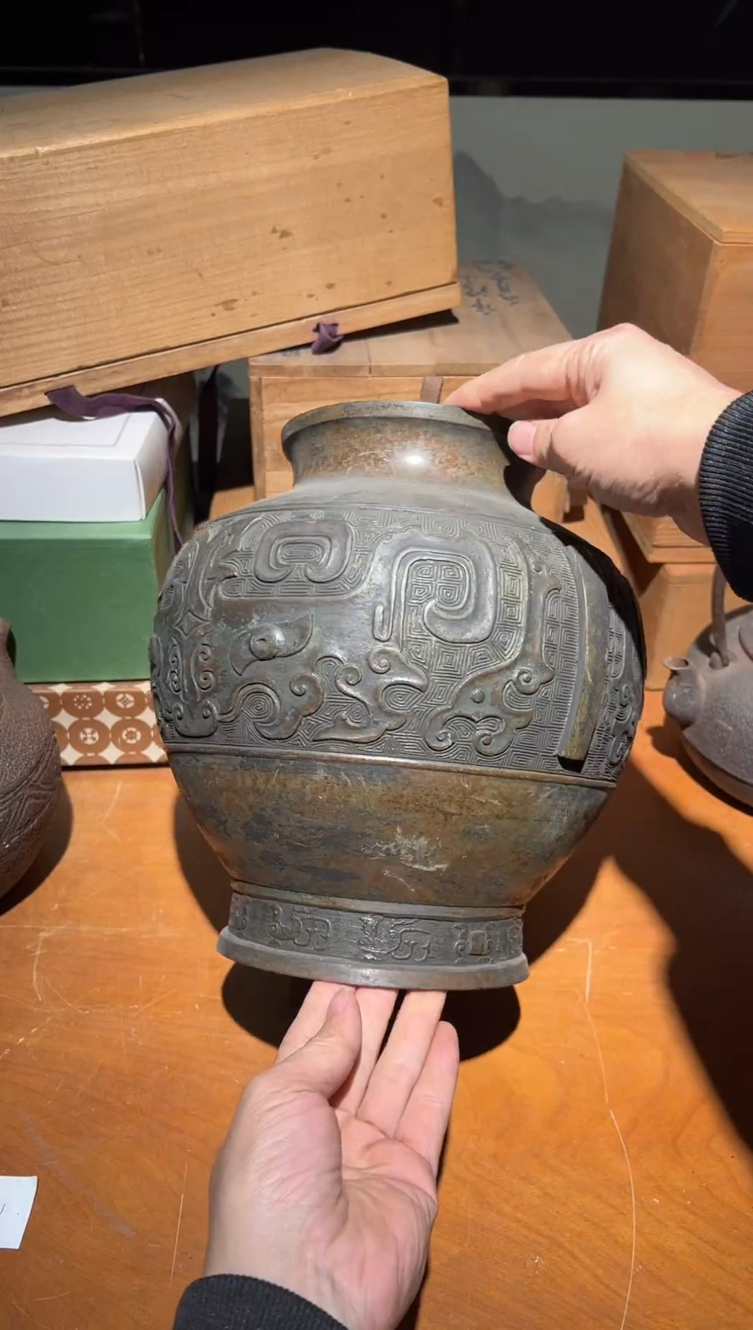 铜A4649铜制中古周边/