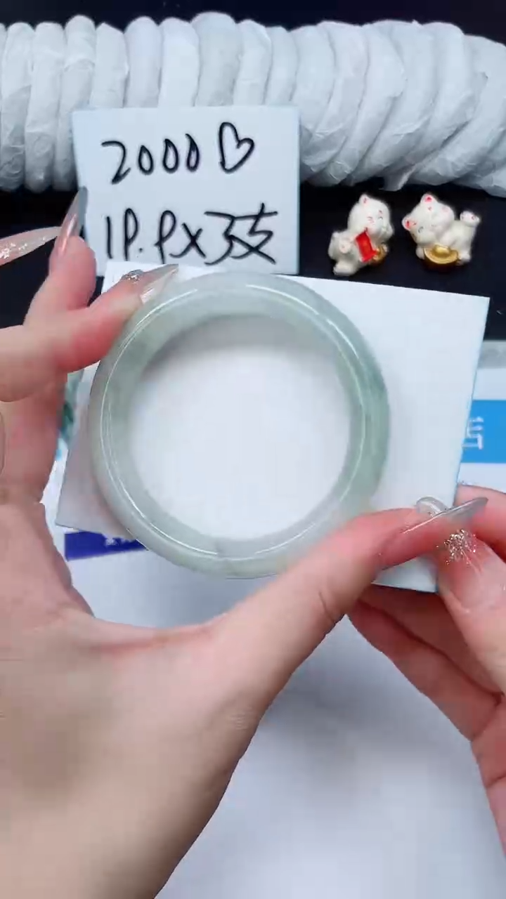 未镶嵌手镯石英质玉A40-53`54`